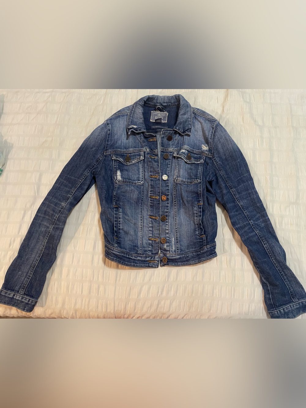 Guess Women's Britney Denim Jean Jacket S